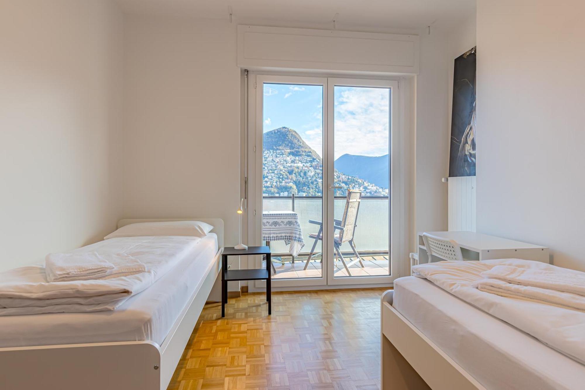 Apartamento Imperial Of Lugano 4 With A Lake View Behind The Station And 10 Min From The Lake Exterior foto